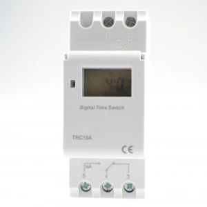 Digitalt tidsur THC15A 220V DIN med 16A relæ til DIN-skinne