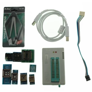 Universel USB-programmer Minipro TL866A med ICSP og 5 sockets til mikrocontrollere