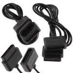 SNES controller forlænger kabel sort - kabel til Super Nintendo