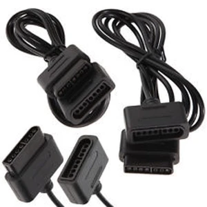 satkit SNES controller forlænger kabel sort - kabel til Super Nintendo