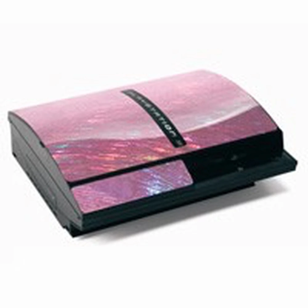 PS3 skinbeskytter rosa - Laser Pink