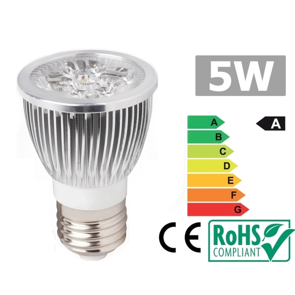 LED pære E27 5W varm hvid 3300K - effektiv og varm belysning