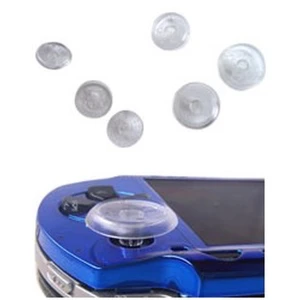 PSP Analog Stick Armor 6in1 transparent kit til PSP-reparation