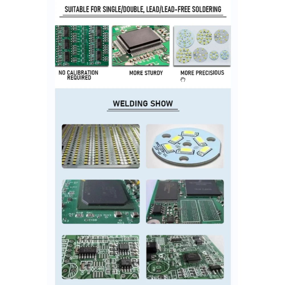 Puhui T-962 V2.0 infrarød reflowovn til PCB og SMD BGA