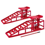 Hydraulisk bildrampe 2 ton - justerbar professionel løfterampe