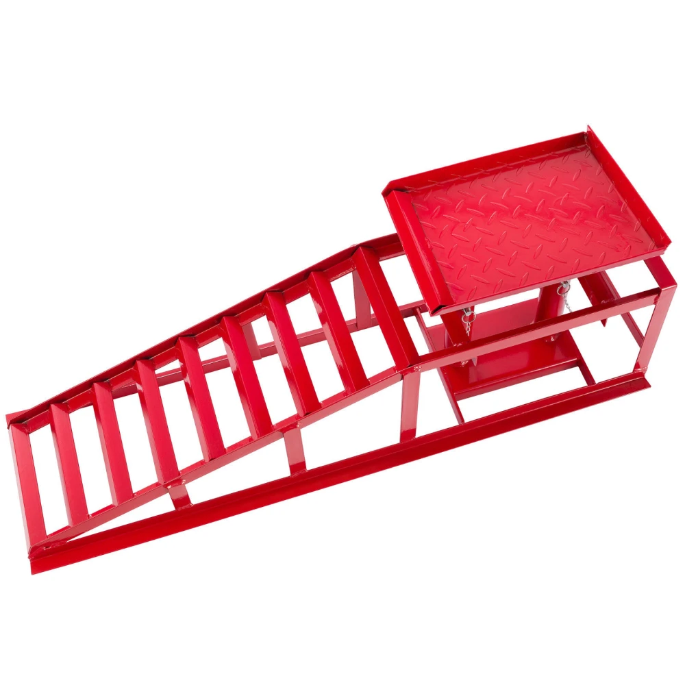 Hydraulisk bildrampe 2 ton - justerbar professionel løfterampe