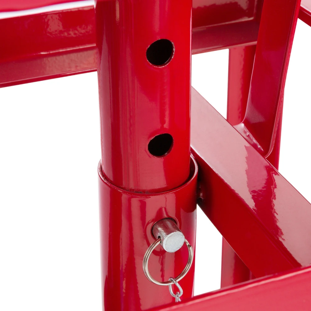 Hydraulisk bildrampe 2 ton - justerbar professionel løfterampe