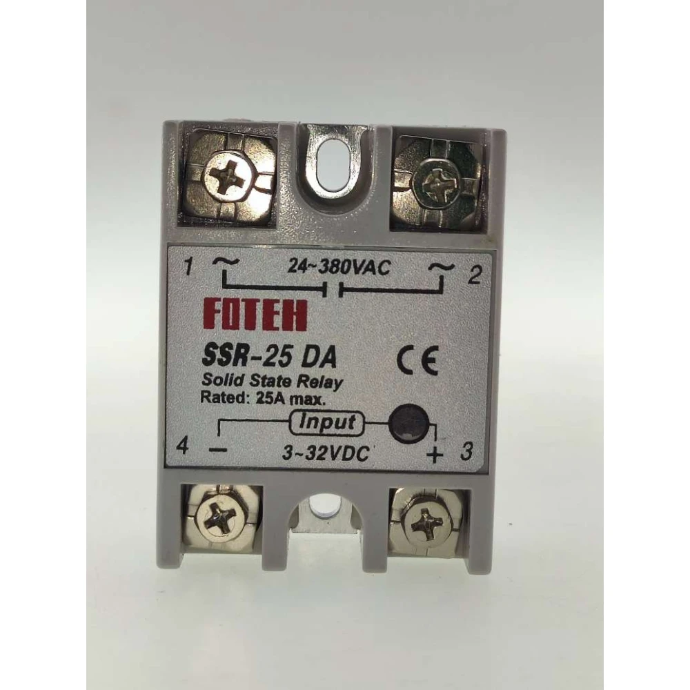 Fotek SSR-25 25A solid state relay til effektiv elstyring