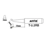 Aoyue T0.2RB loddespids reservedel til loddekolber