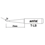 Aoyue TLB loddespids reservedel til loddekolber