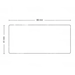 Arctic Silver Rulle med 300 selvklæbende etiketter kompatibel Dymo 11356 89mm x 41mm