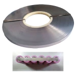 Stålstrimmel på rulle 0,1mmx5mm 1kg til 18650-batterier