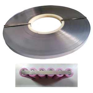 Sunkko Stålstrimmel på rulle 0,1mmx5mm 1kg til 18650-batterier