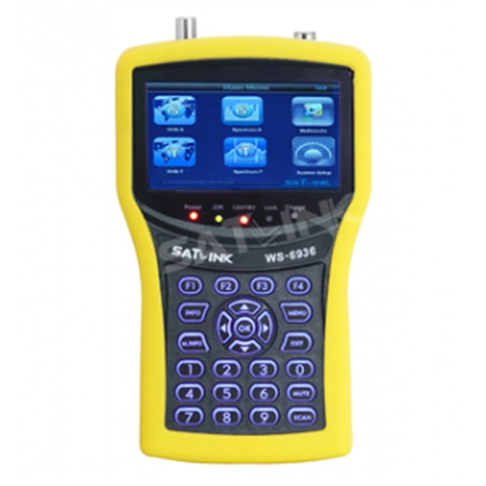 Satlink WS-6936 satellit- og DVB-T måler 4,5 med spektrumanalysator