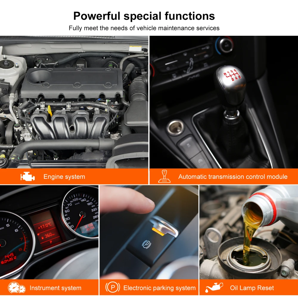 BMW diagnose scanner Konnwei KW480 - OBD2 til BMW