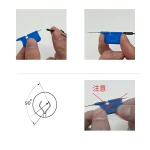 SDK08 testclips til microchip - pakke med 10 stk.