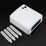 UV-lampe 36w til UV-lim og gel - satkit, professionel tørring