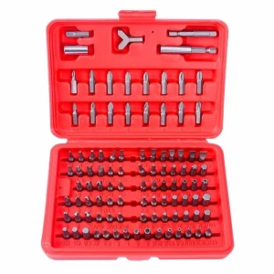 100-delt magnetisk bitsæt TSX TOOL - Hex og Torx