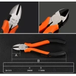 SK-516 173mm diagonaltang med høj styrke TSX TOOL
