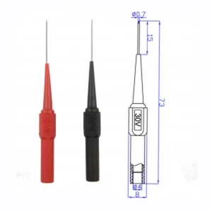 Prøvespids 0,7 mm til bananstik TP4161 fra Amass