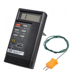 Digital temperaturprobe TES-1310 med måleområde fra -50º til +1300ºC til industrielt brug