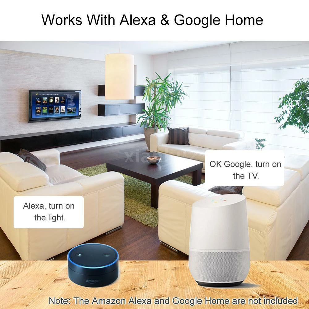 Sonoff 4CH Pro R3 WiFi-relæ 4 kanaler til smart home med Alexa og Google Home