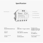 SONOFF DUAL R3 smart dobbeltkontakt med effektmåling
