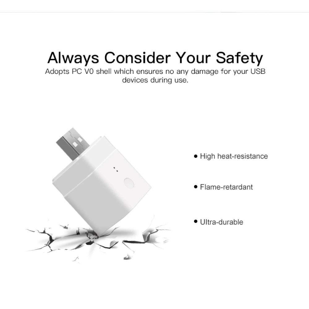 SONOFF Micro smart USB-adapter til fjernstyring og automatisering
