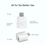 SONOFF Micro smart USB-adapter til fjernstyring og automatisering