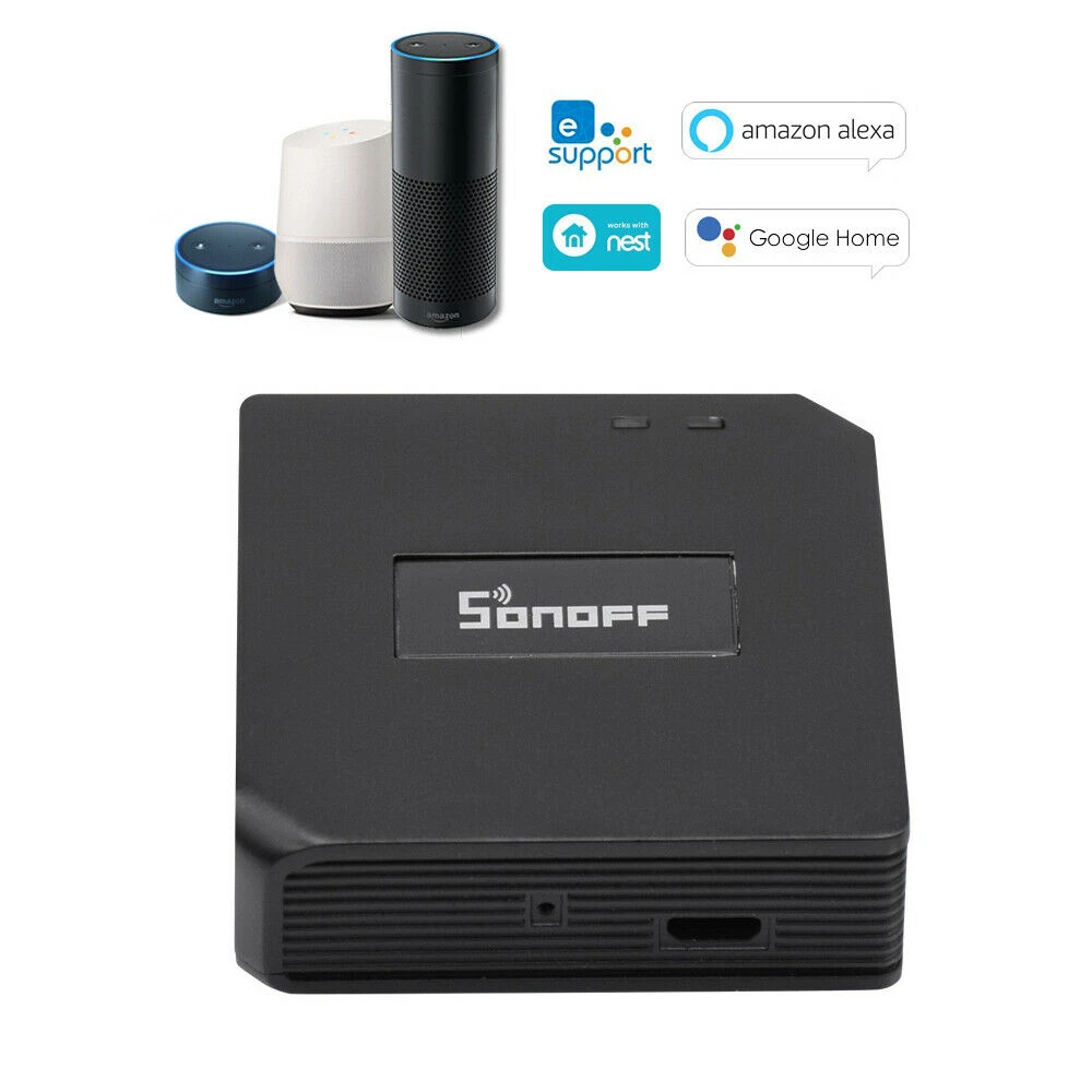 Sonoff RF Bridge 433MHz WiFi trådløs kompatibel med Alexa og Google Home