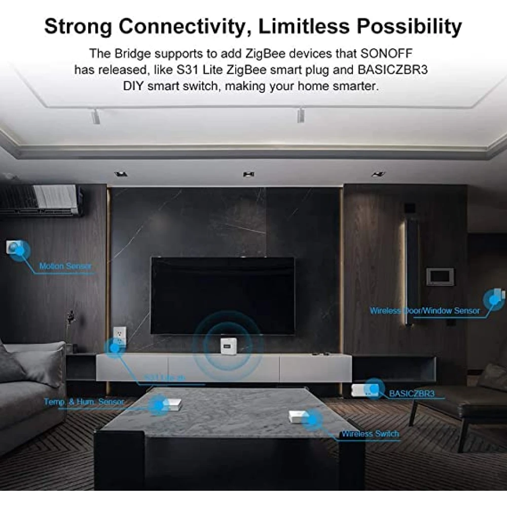 SONOFF ZBBridge: Smart Zigbee-hub med WiFi og Alexa