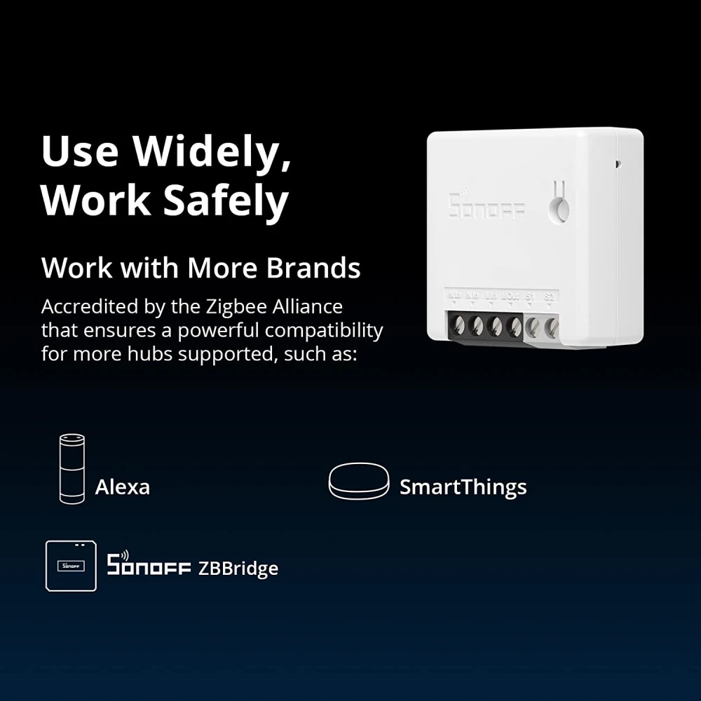 SONOFF ZBMINI ZigBee smart kontakt mini til 2-vejs lysstyring