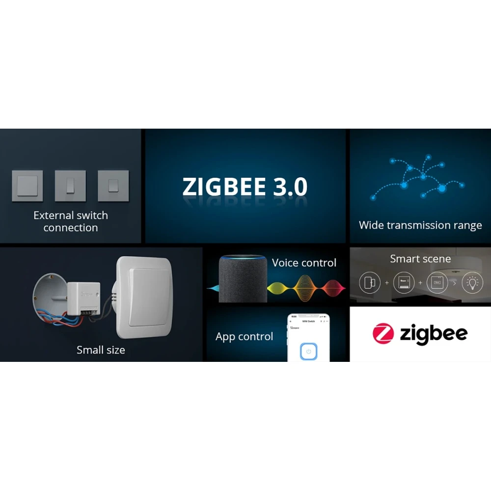 SONOFF ZBMINI ZigBee smart kontakt mini til 2-vejs lysstyring