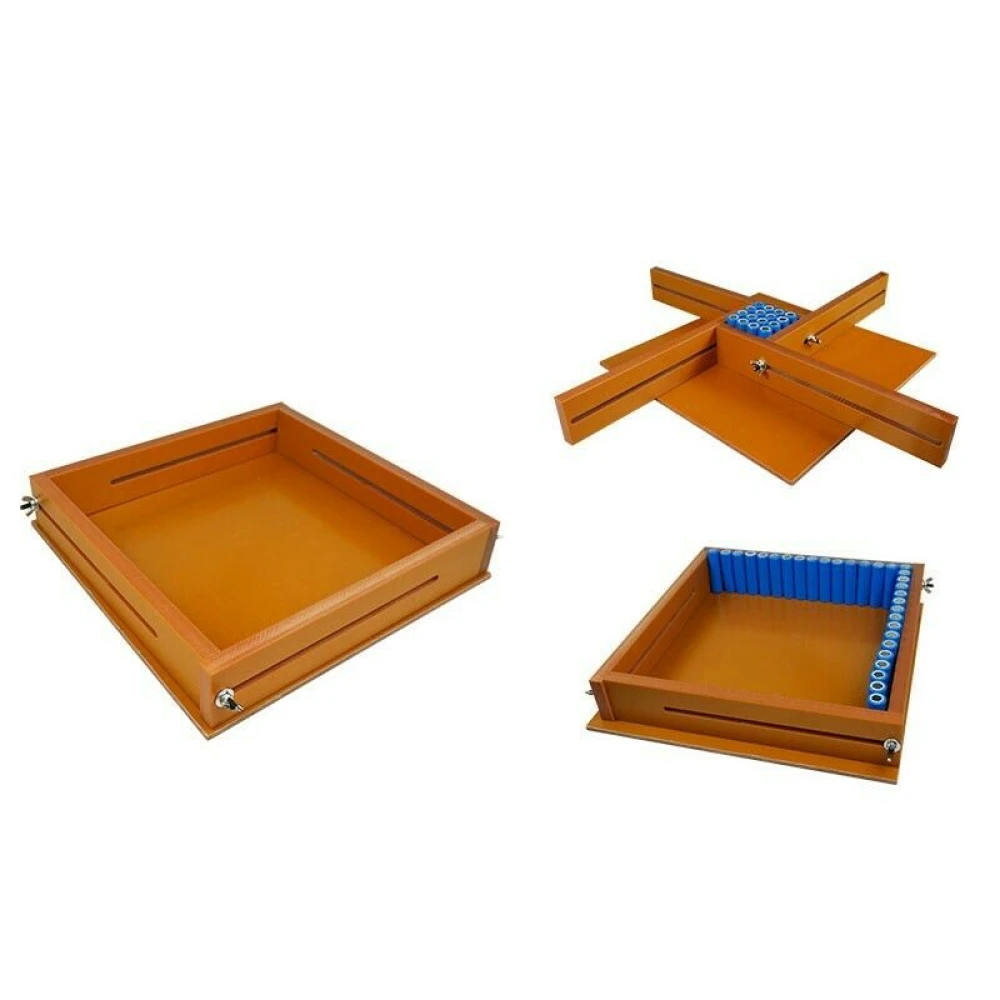 Justerbar 18650 batteriholder 6x16 til batteripakker