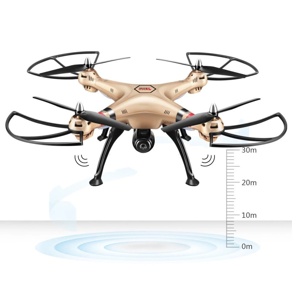 Syma X8hw drone quadcopter FPV med HD WiFi-kamera i realtid