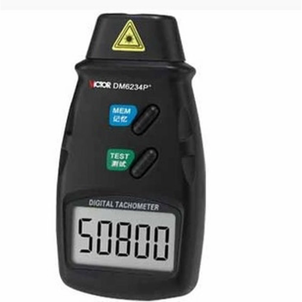 Digitalt håndholdt tachometer Victor DM6234P+ til præcis RPM-måling