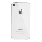 Bagcover i glas til iPhone 4S hvid - Original reservedel Satkit