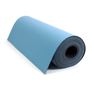 Blå antistatisk måtte 60cm x 100cm til professionel belægning