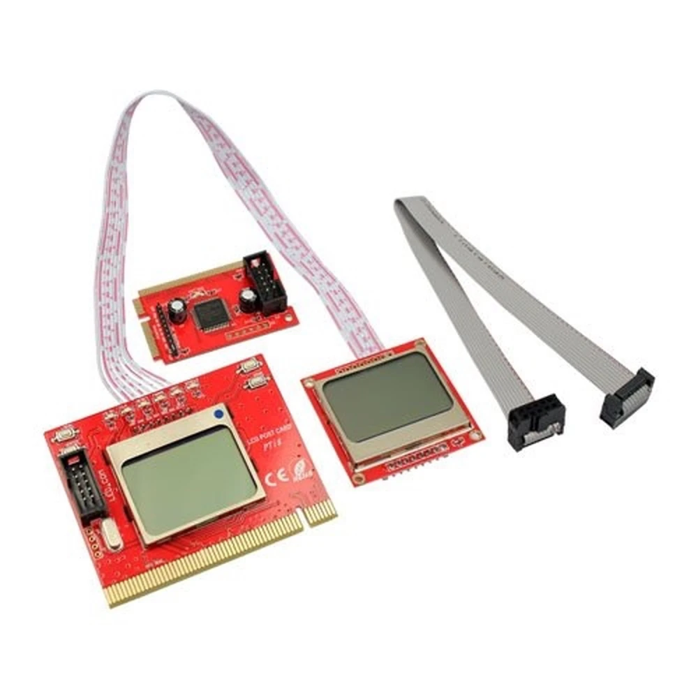 PCI-diagnostikkort til PC med LCD-skærm PTI-8