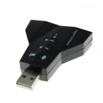 Dual USB-lydkort med 2 udgange og 2 indgange
