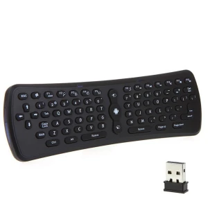 T6 trådløst air mouse-tastatur til Android TV med 3-i-1 fjernbetjening