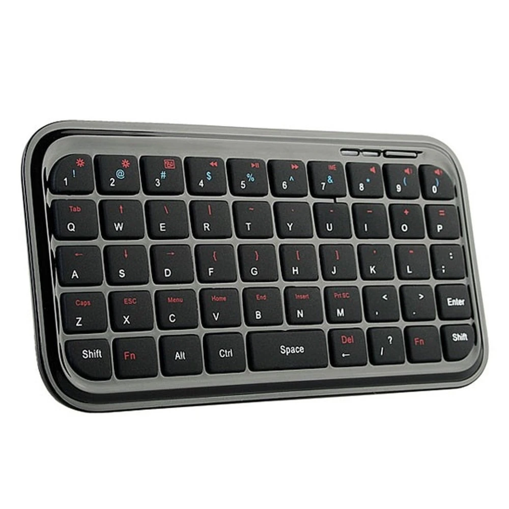 Mini Bluetooth-tastatur kompatibelt med iPhone, iPad, Android, PC og PS3