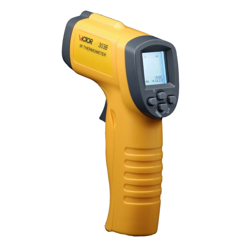 Victor 303b infrarødt termometer med laserpeger til fjernmåling