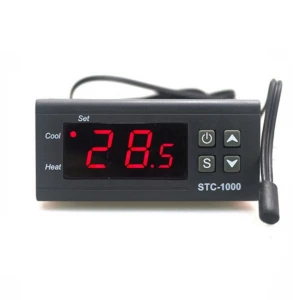 Digital termostat 220V STC-1000 med varme- og kølestyring til rugemaskiner og akvarier