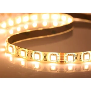 12V varm hvid LED-stribe 5 meter SMD5050 60LED/m 14W til inde og ude