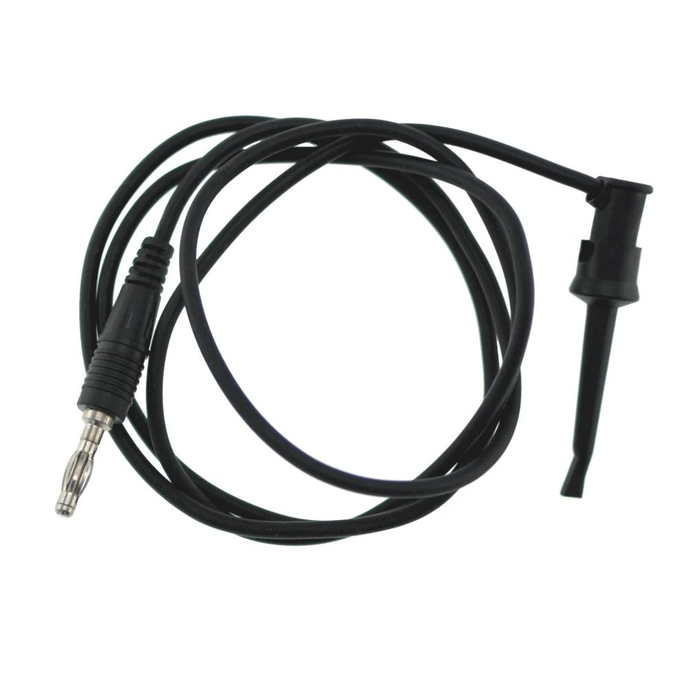 TL22080 prøvekabel med krog og bananstik 1 meter 16AWG