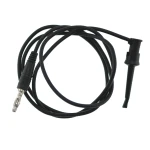 TL22080 prøvekabel med krog og bananstik 1 meter 16AWG
