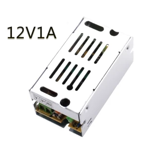 12V 1A transformer med spændingsregulering og metalhus YourLed