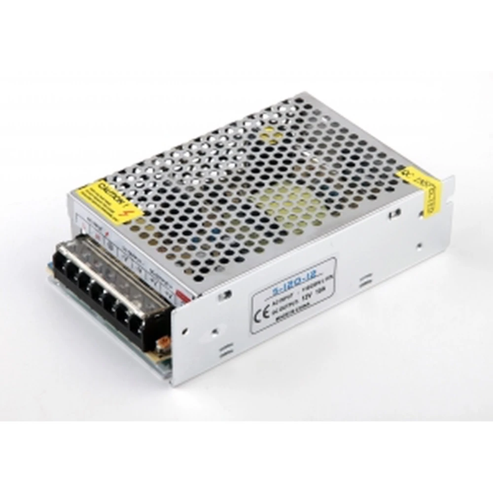 220V til 12V 10A transformator - 120W strømforsyning YourLed