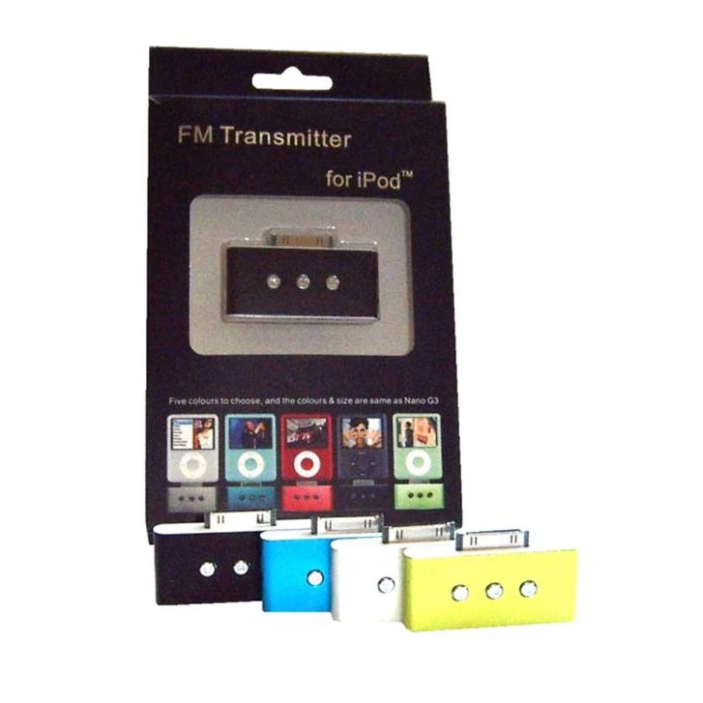 Trådløs FM-sender til iPod sort - Satkit